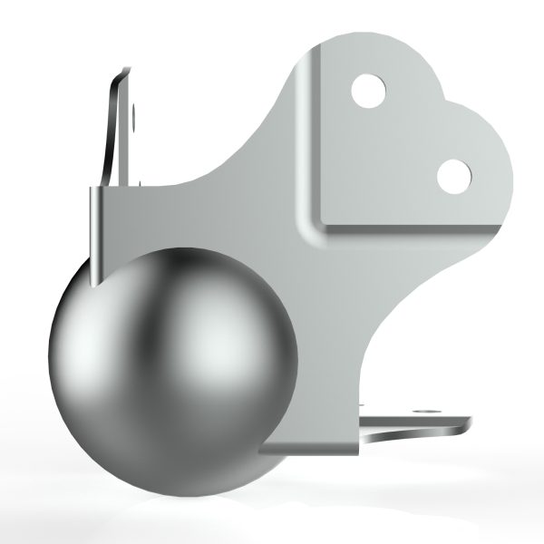 ARMOR C3102B 3-LEGGED LARGE BALL CORNER WITH 30MM OFFSET, 1.4MM THICKNESS
