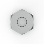 NUT H M3 NEW.TOP VIEW