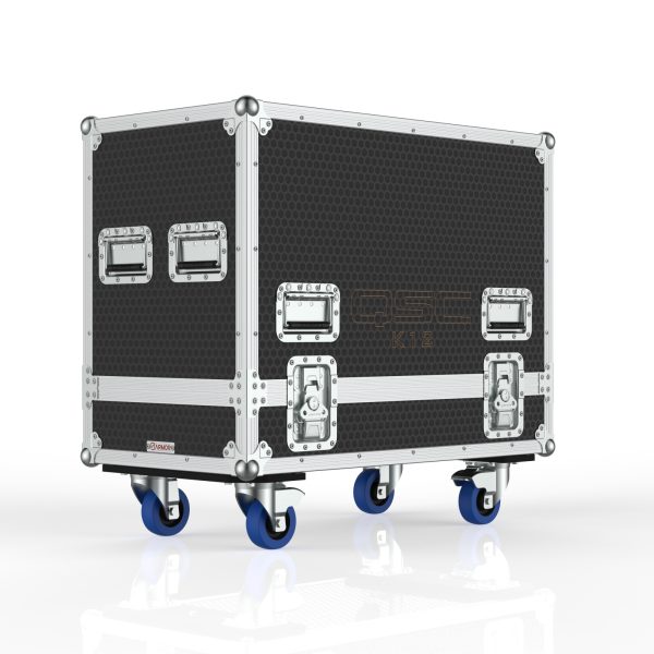 ROAD CASE FOR TWO QSC K12 SPEAKERS