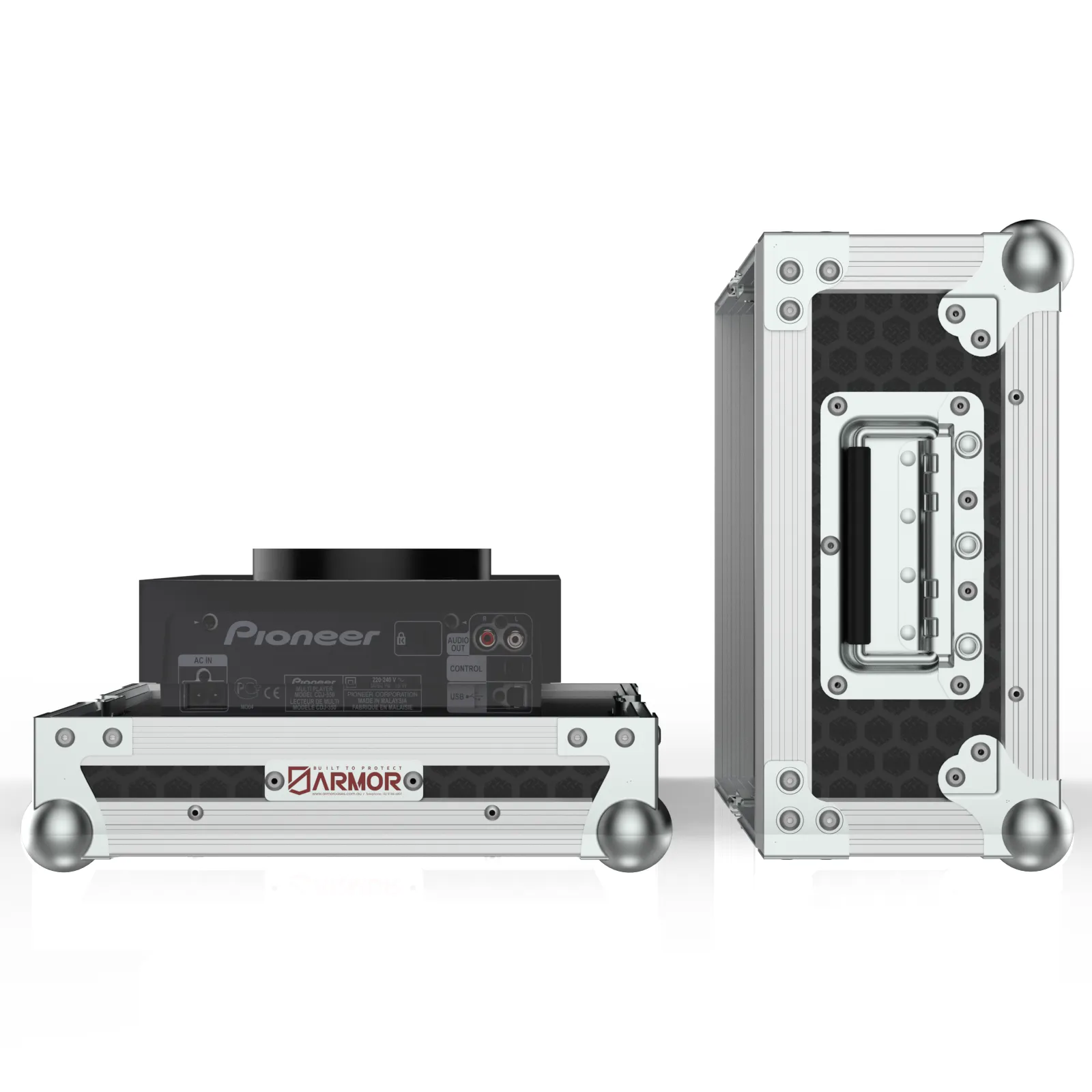 Pioneer CDJ 350 Audio Mixer - Premium Road Case