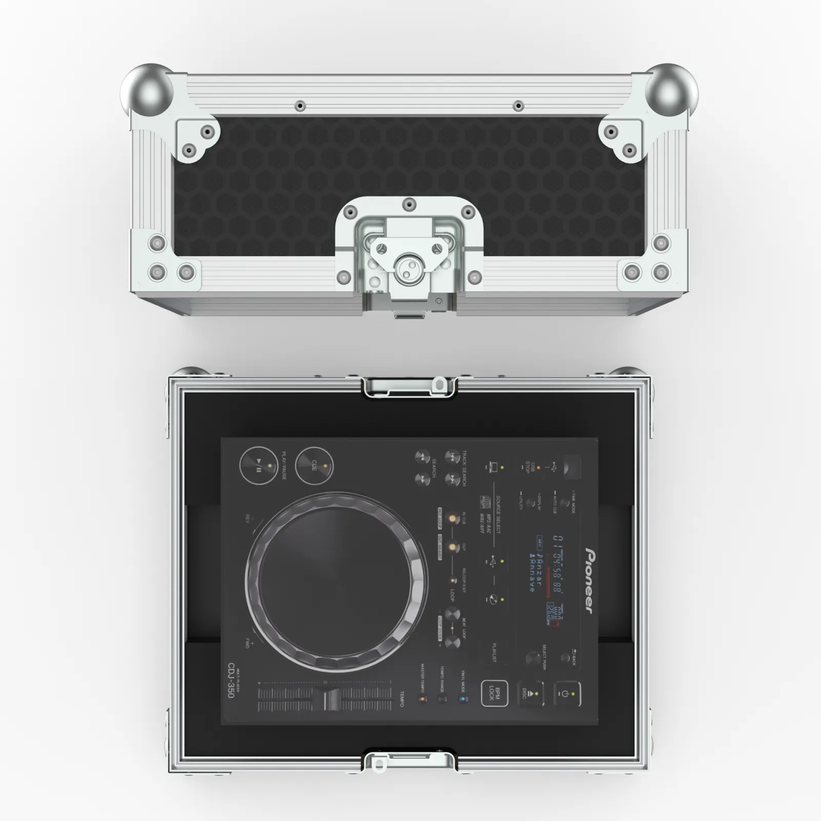 Pioneer CDJ 350 Audio Mixer - Premium Road Case