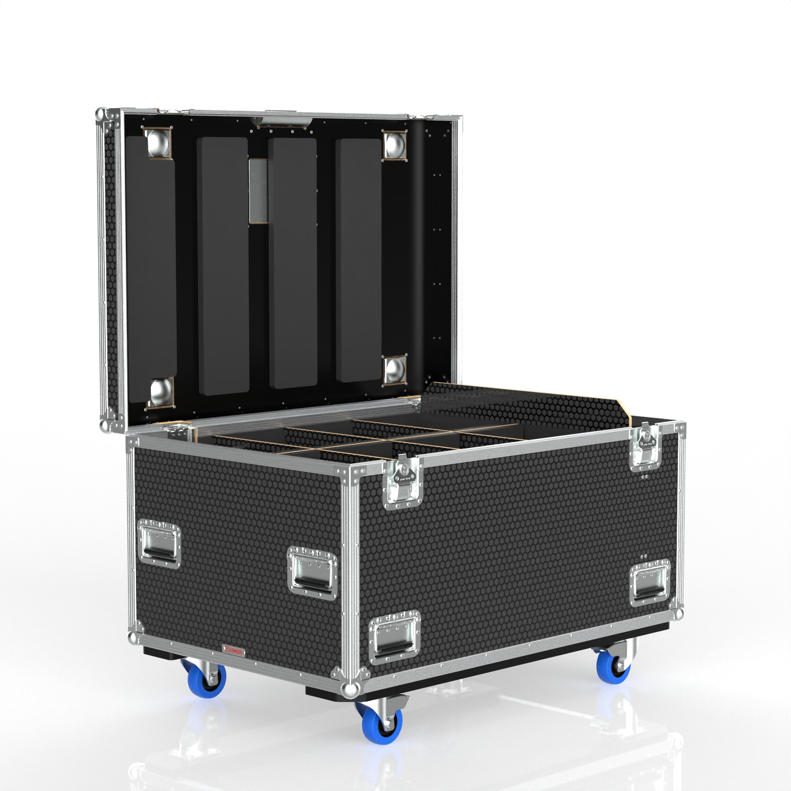ROAD CASE FOR 8X COLORSOURCE FRESNEL V LIGHTS - 4