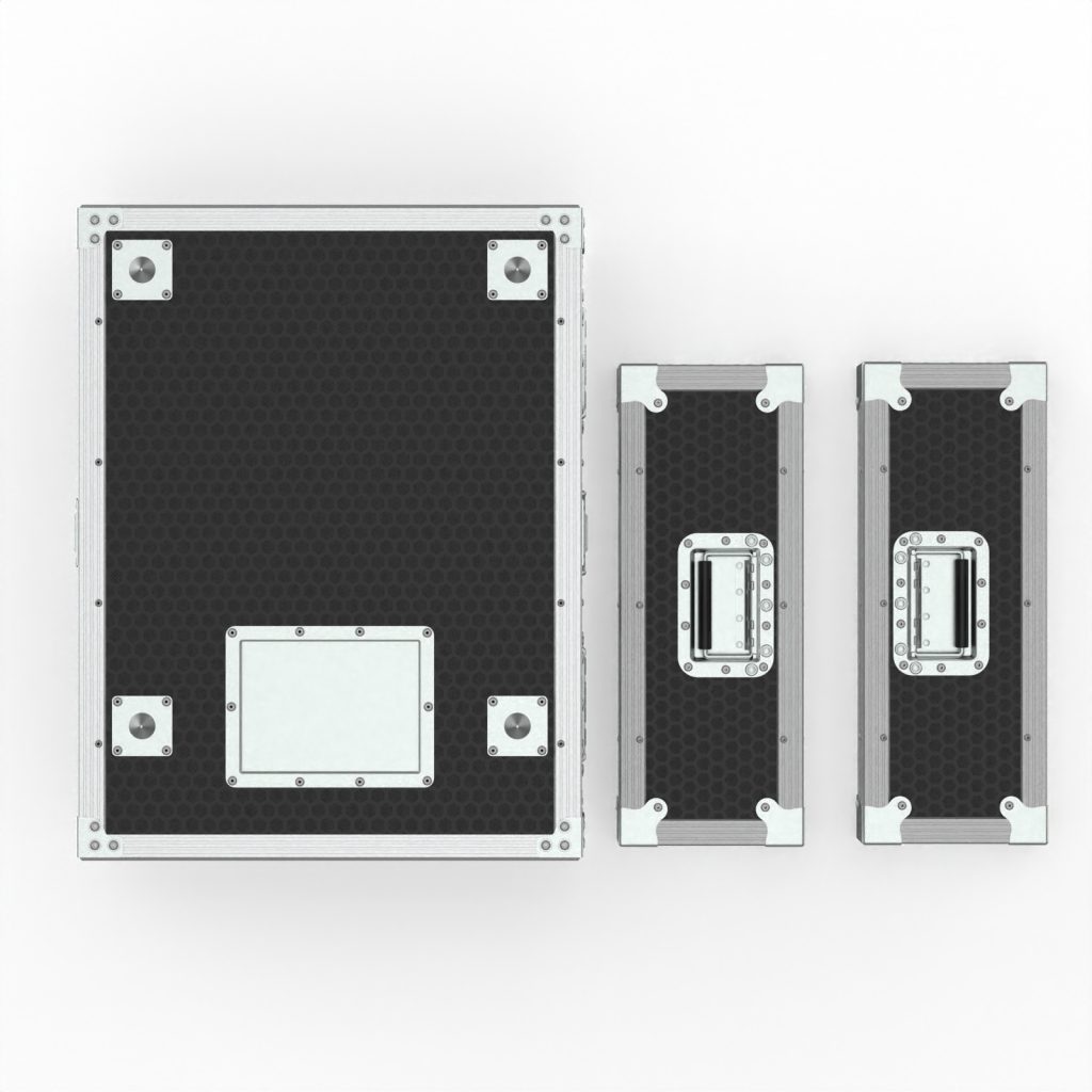 3U Rack Case – 600mm Deep With Stacking Feet