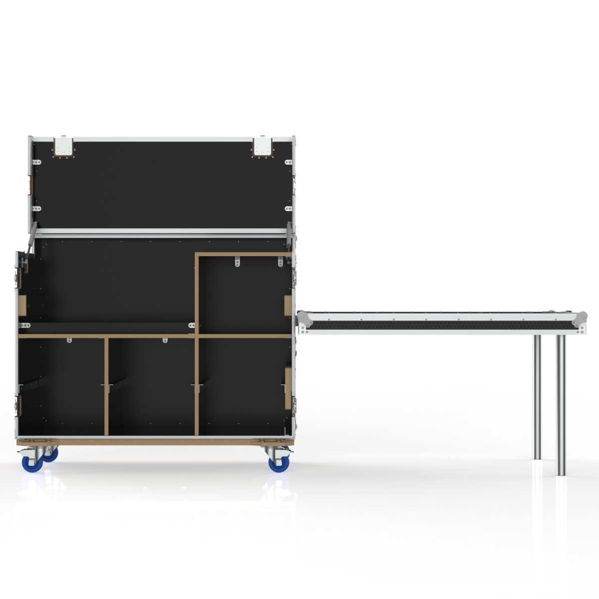 WS SG COMPR TABLE SET UP FRONT VIEW