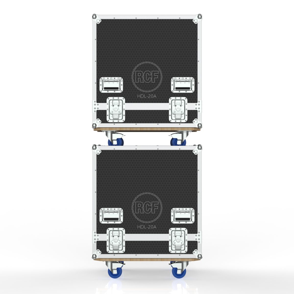 SPK RCF HDL20A.STACKED.FRONT VIEW