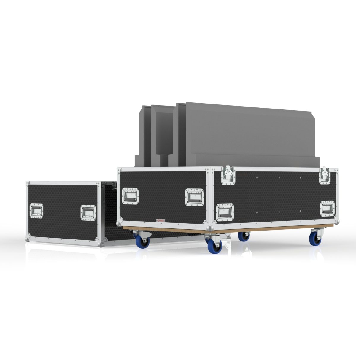TV 55Q SNY X75KOPEN CASE ISOMETRIC FUNCTIONAL VIEW NE