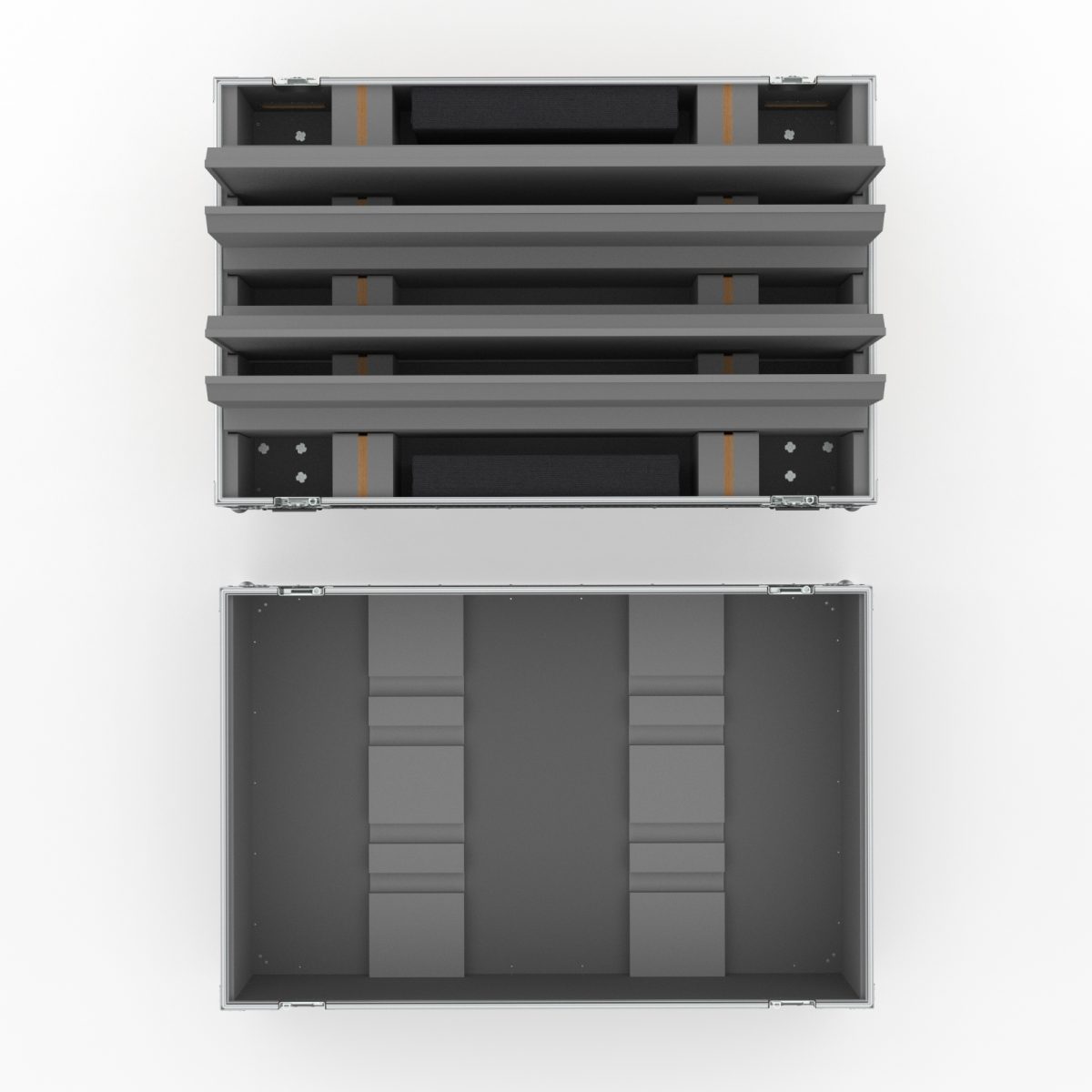 TV 55Q SNY X75KOPEN CASE TOP VIEW