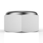 Nylon Insert Nyloc Lock Hex Nut, Metric M6